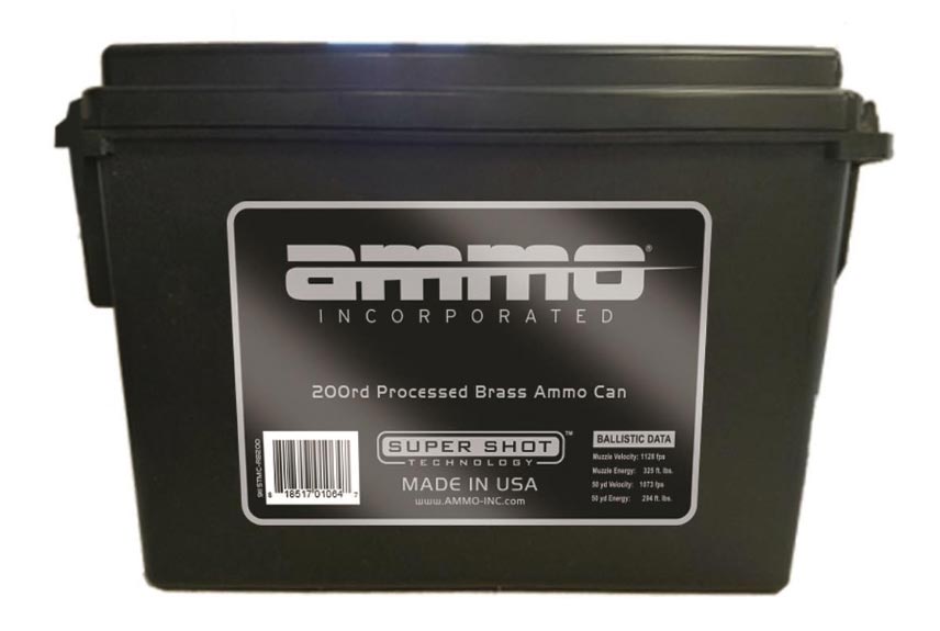 Ammunition Ammo Inc. 40180TMC RB200 Ammo, Inc. 40 180 qr Total Metal Processed Brass Ammo Can • Model: 40180TMC-RB200